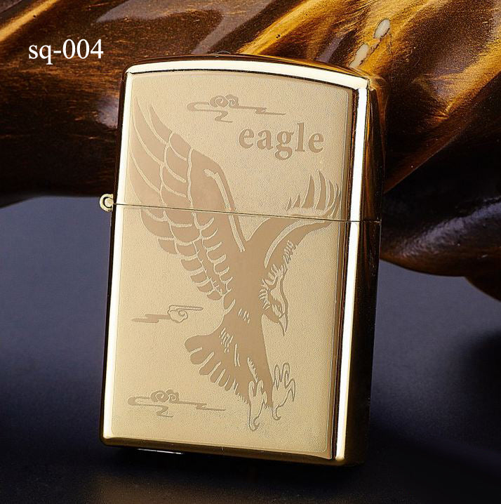 Double-Arc Electric Lighter-gold eagle